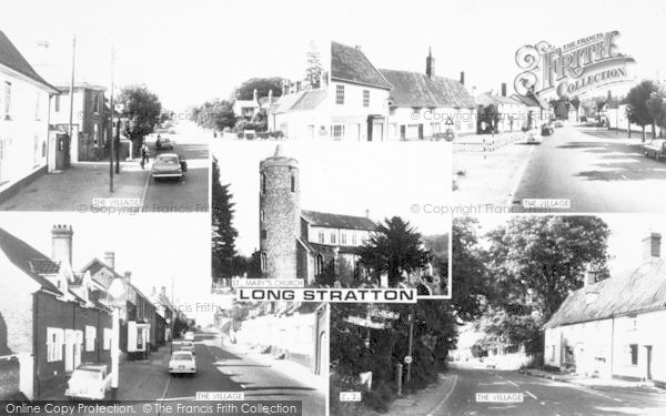 Photo of Long Stratton, Composite c.1965