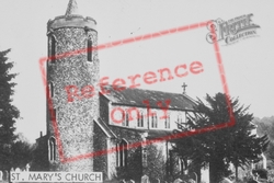 St Mary's Church c.1965, Long Stratton