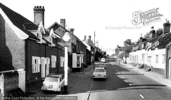 Photo of Long Stratton, The Village c.1965