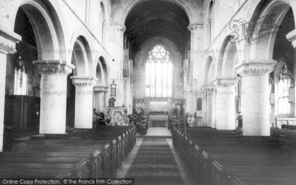 Photo of Long Sutton, St Mary's Church Interior c.1960