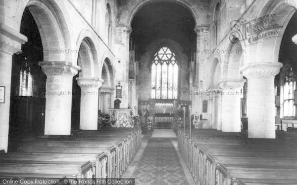 Photo of Long Sutton, St Mary's Church Interior c.1960