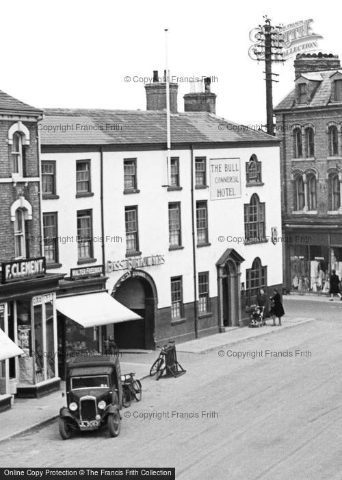 Photo of Long Sutton, The Bull Hotel, Market Place c.1950