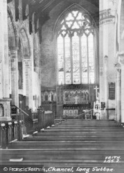 The Church, Chancel c.1950, Long Sutton