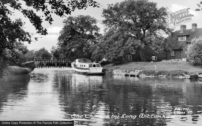 Photo of Long Wittenham, The Thames c.1955