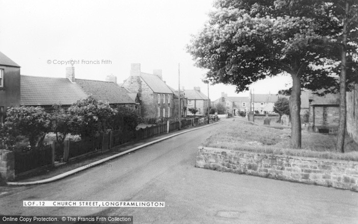 Photo of Longframlington, Church Street c.1960