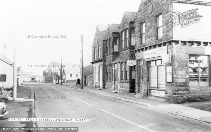 Photo of Longframlington, Front Street c.1960