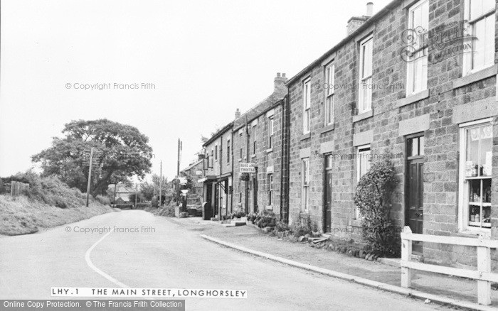 Photo of Longhorsley, Main Street c.1960