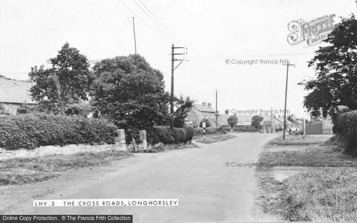 Photo of Longhorsley, The Cross Roads c.1960