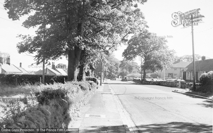 Photo of Longhoughton, The Village c.1955