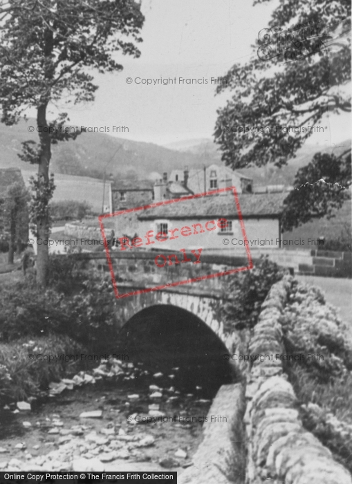 Photo of Longnor, Glutton Bridge c.1955