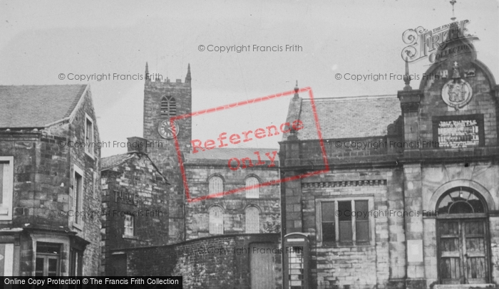 Photo of Longnor, Market Hall And Church c.1955