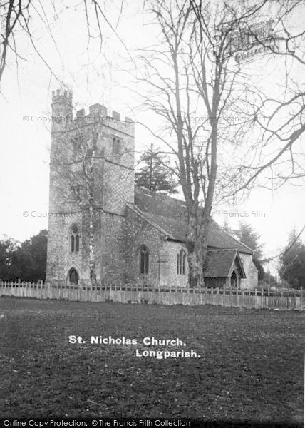 Photo of Longparish, St Nicholas Church c.1930