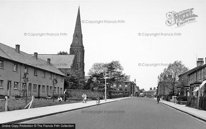 Photo of Longridge, St Wilfrid's Church And Preston Road c.1955