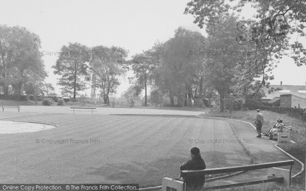 Photo of Longridge, Townley Park Bowling Green c.1955