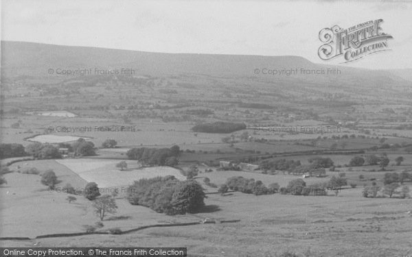 Photo of Longridge, View From Jeffrey Hill c.1955