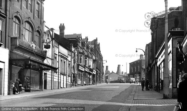 Photo of Longton, Market Street c.1955