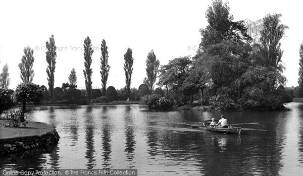 Photo of Longton, The Lake c.1955