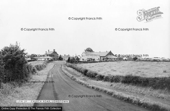 Photo of Longtown, Church Road c.1965