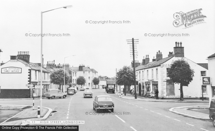 Photo of Longtown, High Street c.1955
