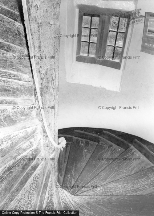 Photo of Longville In The Dale, Wilderhope Manor Yha Hostel, Staircase c.1960