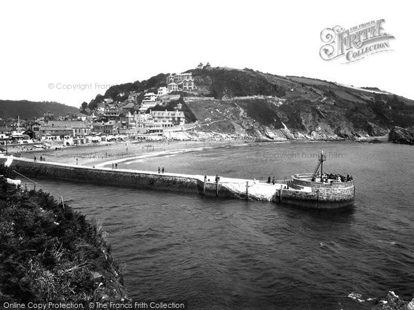 Photo of Looe, Banjo Pier And Sands 1935