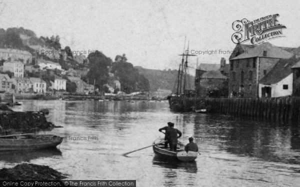 Photo of Looe, Boatmen On The River Looe 1906