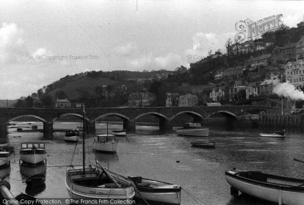 Photo of Looe, Bridge And River c.1955