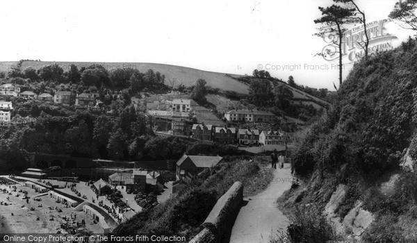 Photo of Looe, Cliff Walk c.1960