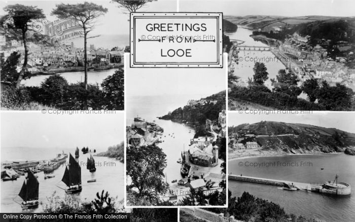 Photo of Looe, Composite c.1920