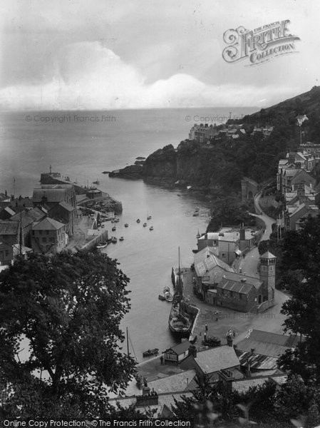 Photo of Looe, Entrance To Harbour 1927