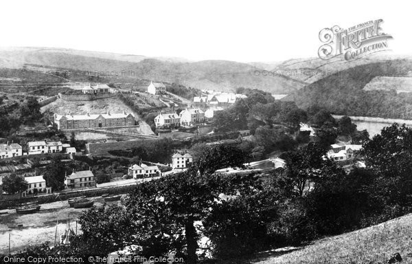 Photo of Looe, From East Looe Hill 1893