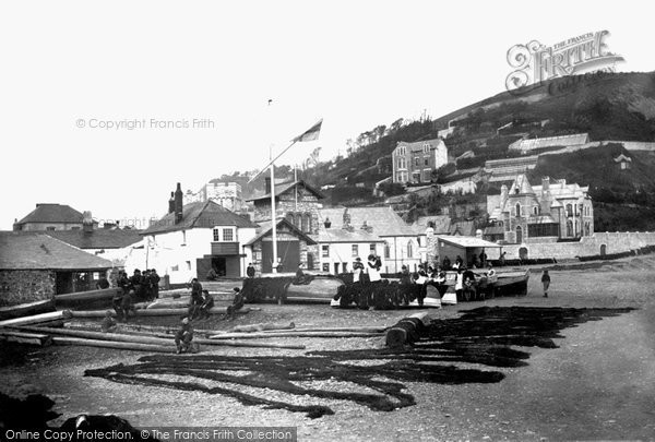 Photo of Looe, Lifeboat House 1888