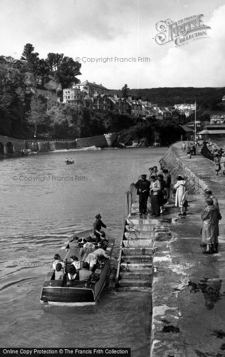 Photo of Looe, Loading Up The Speedboat c.1955