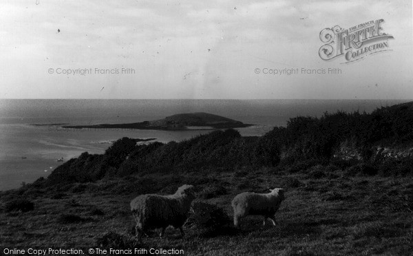 Photo of Looe, Looe Island From The Mainland c.1965