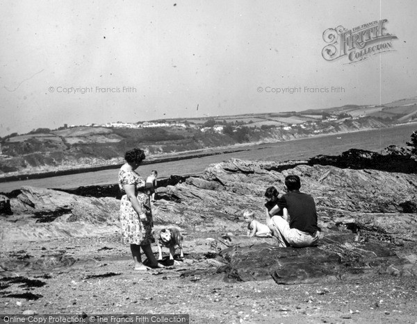 Photo of Looe, Looe Island Picnic Beach c.1965