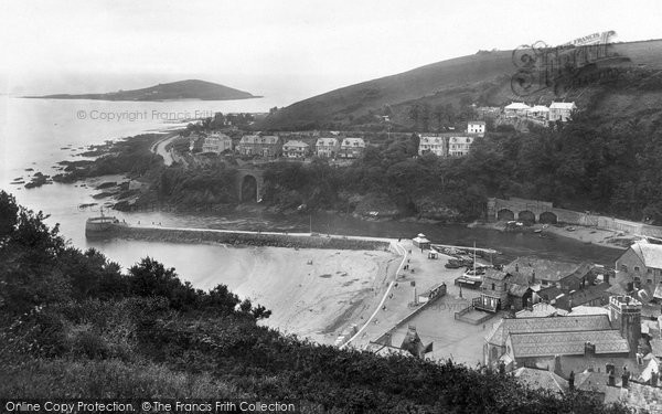 Photo of Looe, Looking West 1924