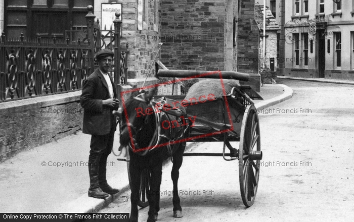 Photo of Looe, Pony And Cart 1908