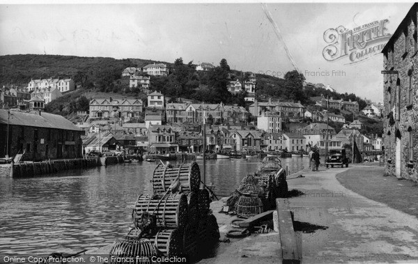 Photo of Looe, Quayside c.1955