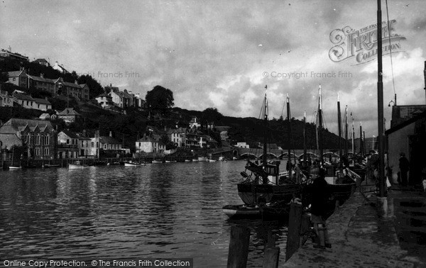 Photo of Looe, Quayside c.1955