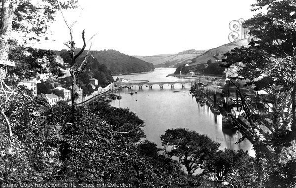Photo of Looe, River Looe And Bridge 1893