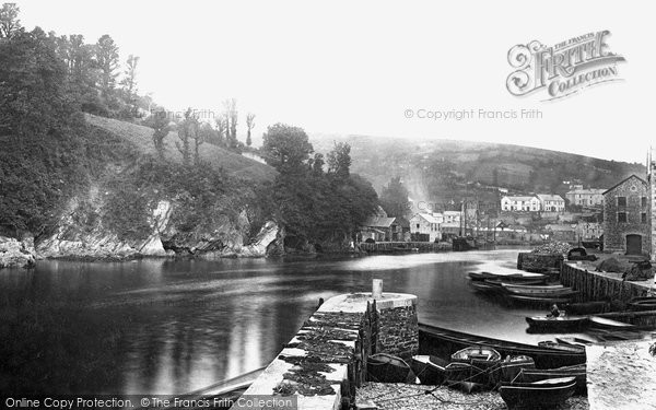 Photo of Looe, River View c.1879