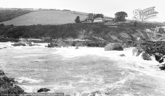 Photo of Looe, Rough Sea c.1960