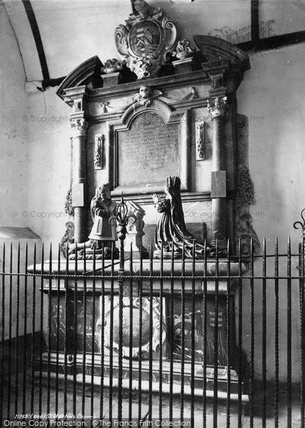 Photo of Looe, St Martin's Church Interior, Langdon Monument 1888