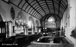 St Martin's Church, Interior West 1888, Looe