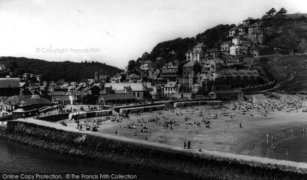 Photo of Looe, The Beach c.1960