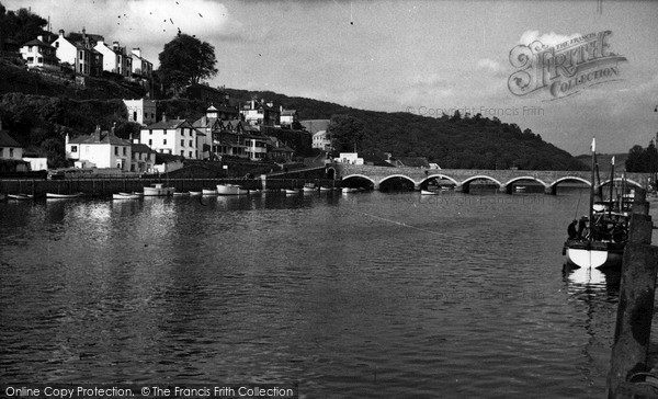 Photo of Looe, The Bridge c.1955