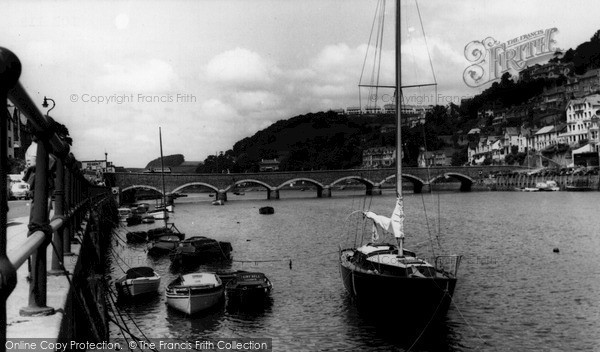 Photo of Looe, The Bridge c.1960