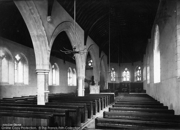 Photo of Looe, The Church Interior 1888