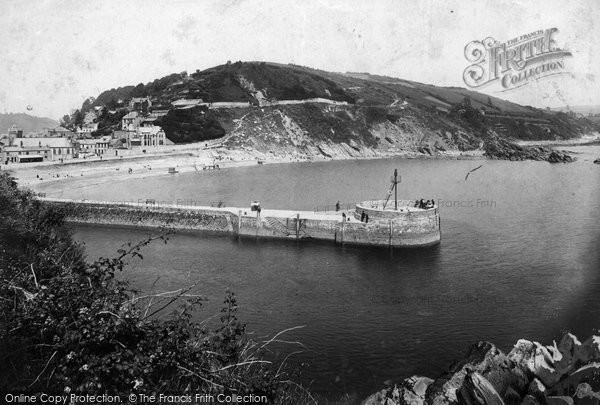 Photo of Looe, The Coast And Banjo Pier 1906