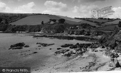 The Cove From The Cliffs c.1965, Looe